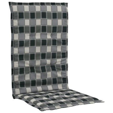 Cuscini Sedie Giardino con Stampa 2 pz Multicolori 120x50x3 cm