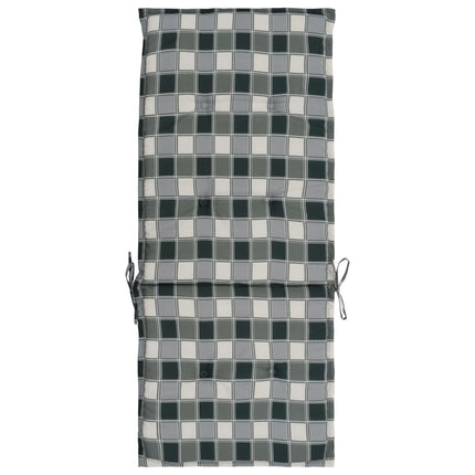 Cuscini Sedie Giardino con Stampa 2 pz Multicolori 120x50x3 cm