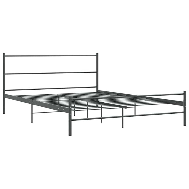 Giroletto senza Materasso Grigio in Metallo 140x200 cm