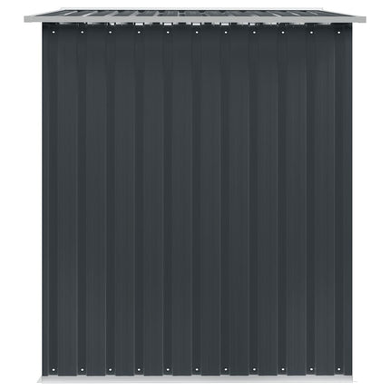Capanno per Attrezzi Antracite in Acciaio 257x205x178 cm