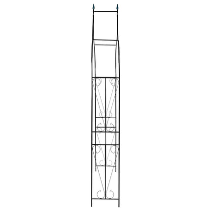 Arco da Giardino Verde Scuro 120x38x258 cm in Ferro