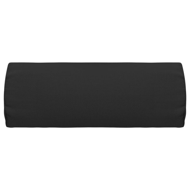 Poggiatesta per Sdraio Nero 40x7,5x15 cm in Textilene