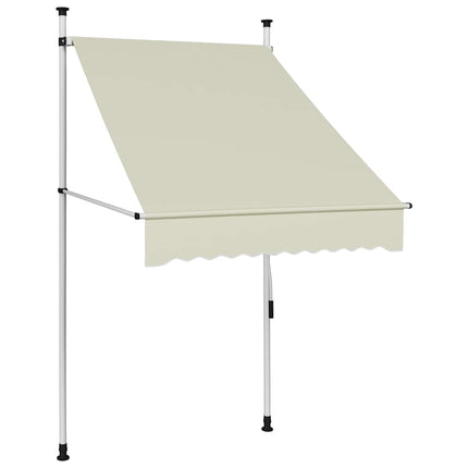 Tenda da Sole Retrattile Manuale 100 cm Crema