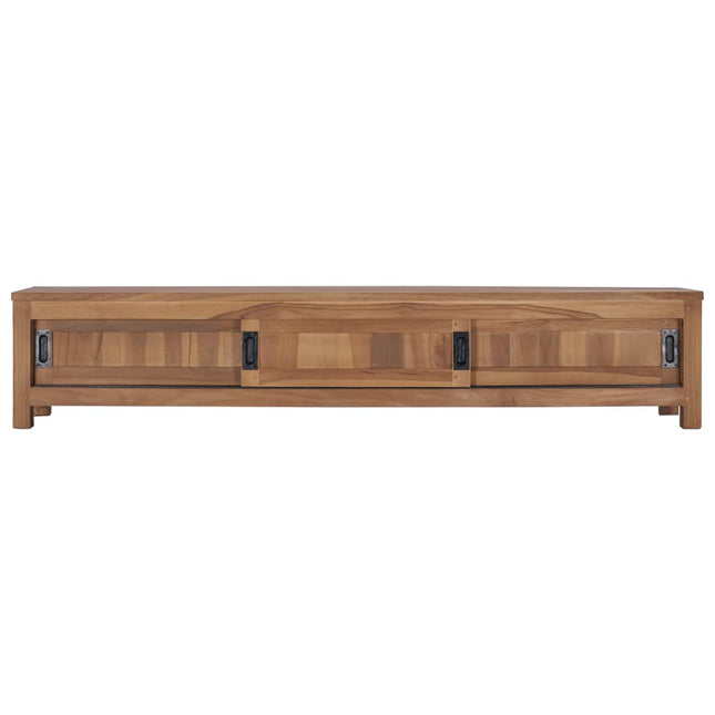 Mobile Porta TV 150x30x30 cm in Legno Massello di Teak