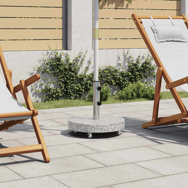 Base per Ombrellone Granito 30 kg Circolare Grigia