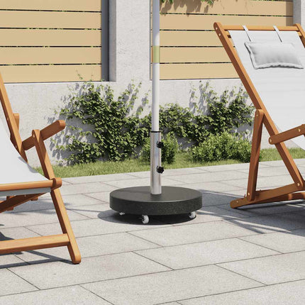 Base per Ombrellone in Granito 30 kg Circolare Nera