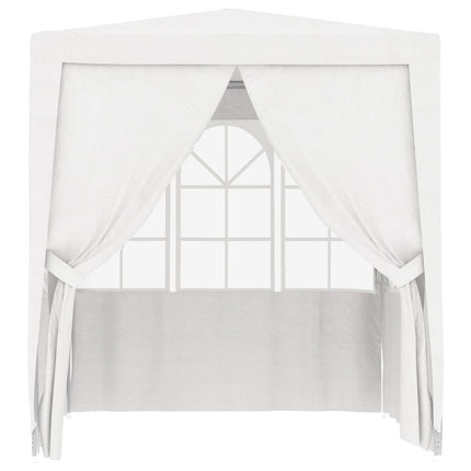 Gazebo Professionale con Pareti 2x2 m Bianco 90 g/mÃ‚Â²