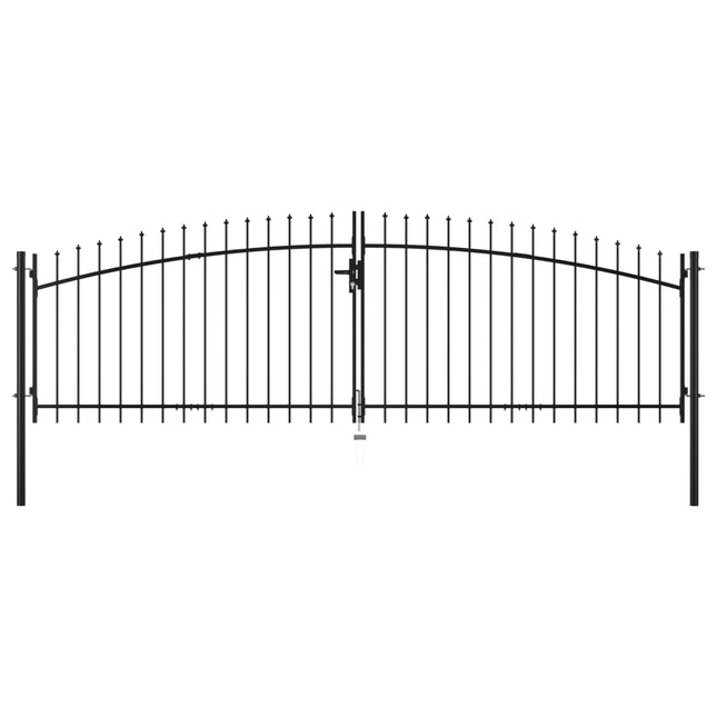 Cancello Doppio con Punte a Lancia 400x175 cm