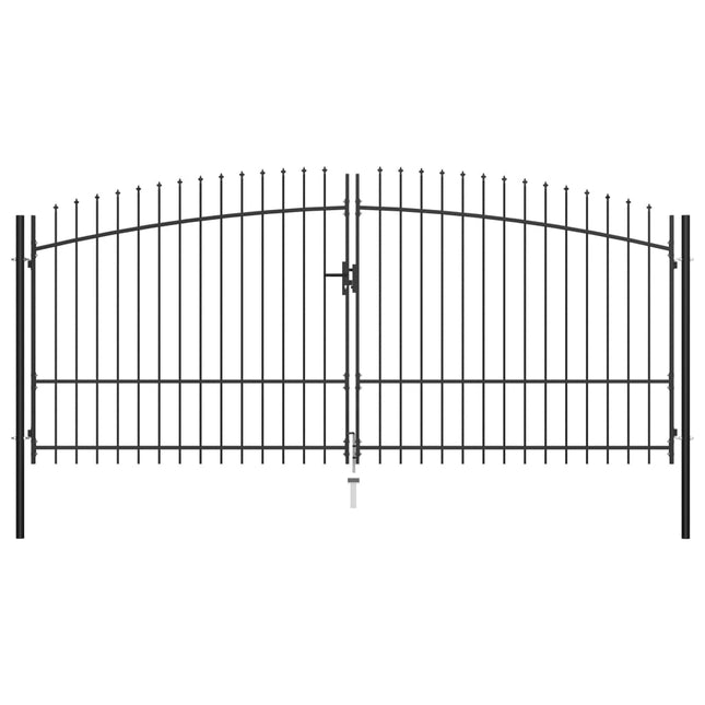 Cancello Doppio con Punte a Lancia 400x225 cm