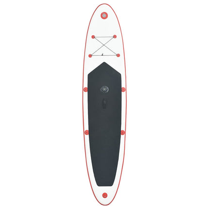 Set Tavola Gonfiabile da SUP con Vela Rosso e Bianco