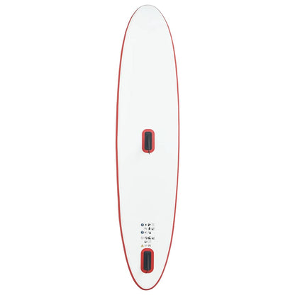 Set Tavola Gonfiabile da SUP con Vela Rosso e Bianco