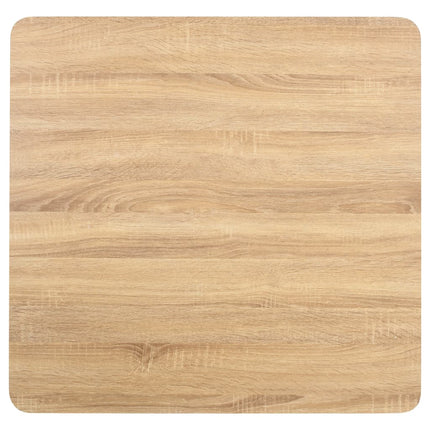 Tavolo da Bistrot Marrone Chiaro 80x80 cm in MDF