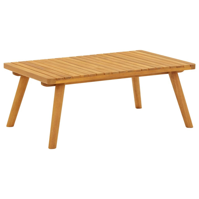 Tavolino da Giardino 90x55x35 cm in Legno Massello di Acacia
