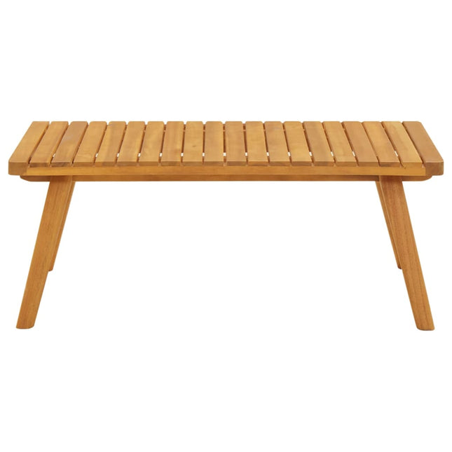 Tavolino da Giardino 90x55x35 cm in Legno Massello di Acacia