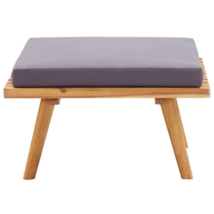 Set Divani da Giardino 6 pz in Legno Massello di Acacia