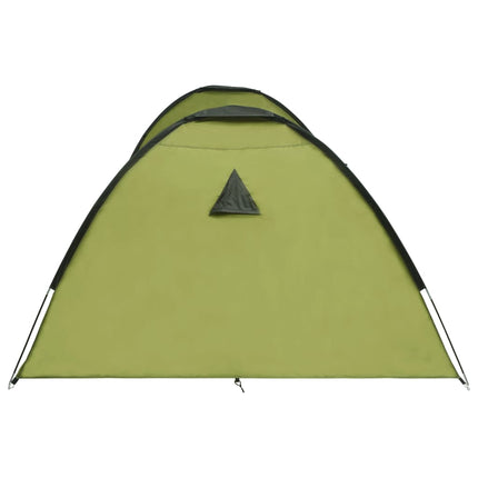 Tenda Igloo da Campeggio 650x240x190 cm per 8 Persone Verde