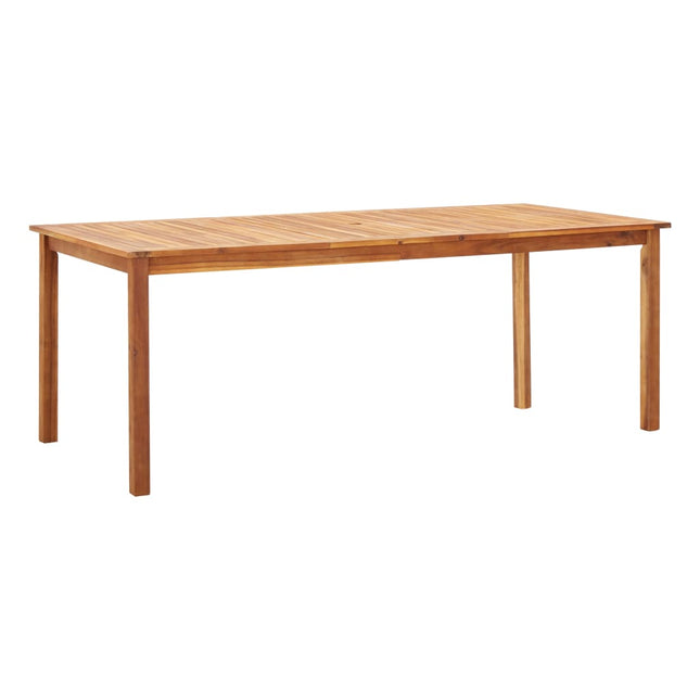 Set Pranzo da Giardino 9 pz Polyrattan e Legno d'Acacia Grigio