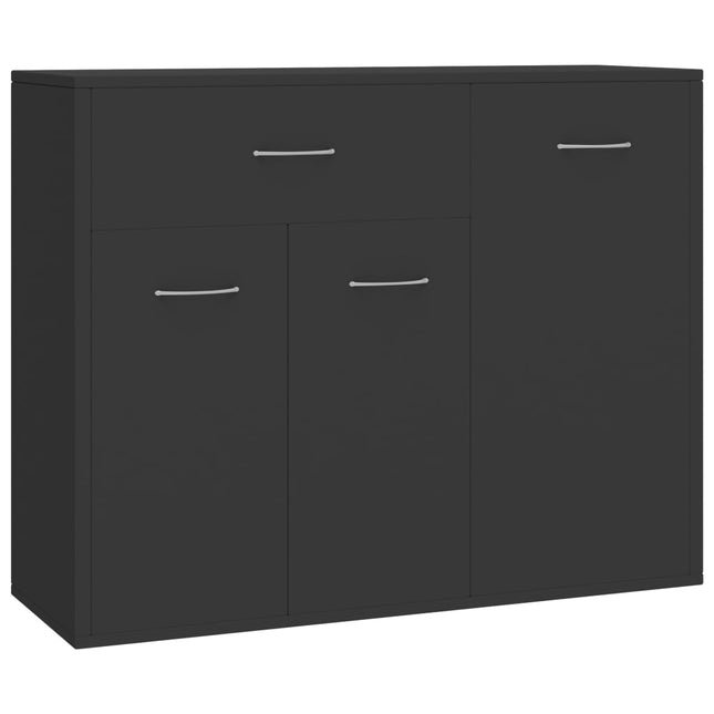 Credenza Grigia 88x30x70 cm in Legno Multistrato