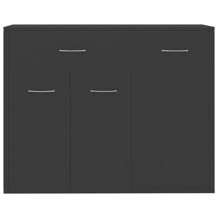 Credenza Grigia 88x30x70 cm in Legno Multistrato