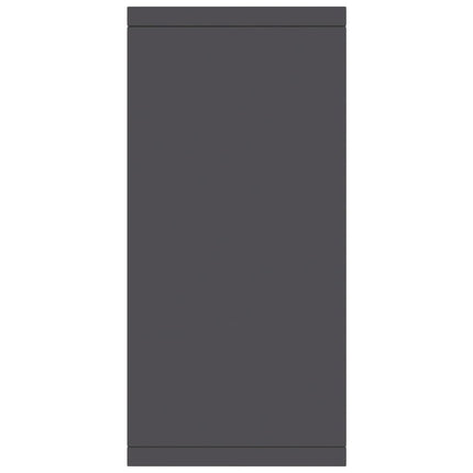 Credenza Grigia 88x30x65 cm in Legno Multistrato