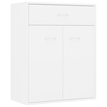 Credenza Bianca 60x30x75 cm in Legno Multistrato