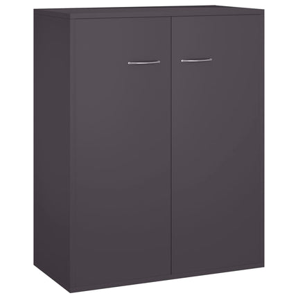 Credenza Grigia 60x30x75 cm in Legno Multistrato