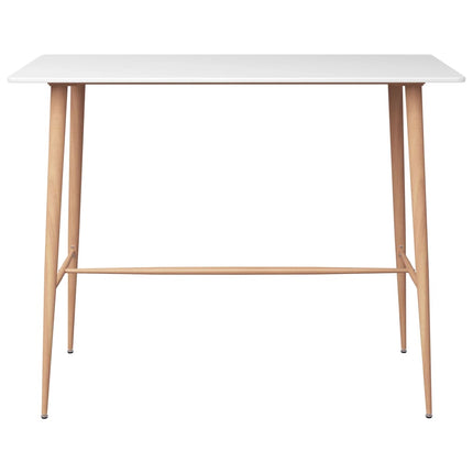 Tavolo da Bar Bianco 120x60x105 cm