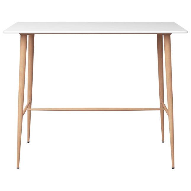 Tavolo da Bar Bianco 120x60x105 cm