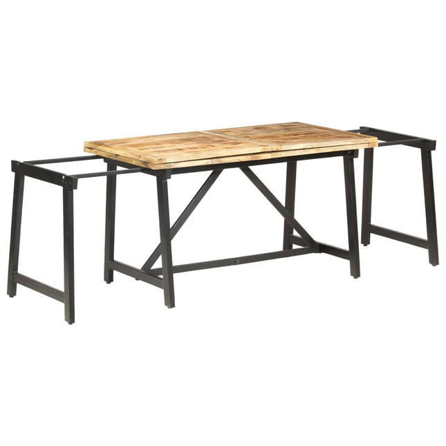 Tavolo da Pranzo Estensibile 280x80x75 cm Legno Massello Mango