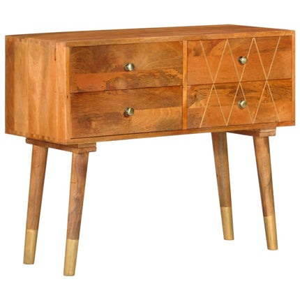 Credenza 85x40x70 cm in Legno Massello di Mango