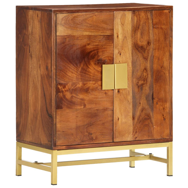 Credenza 60x35x75 cm in Legno Massello di Acacia