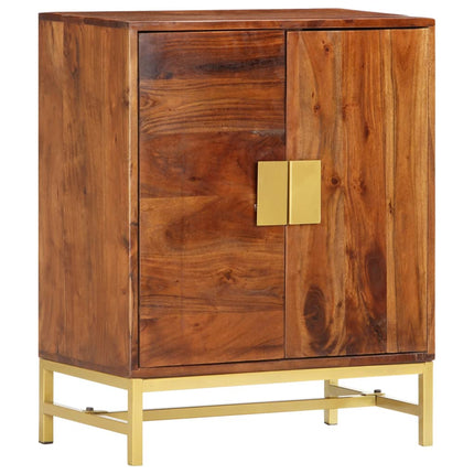 Credenza 60x35x75 cm in Legno Massello di Acacia
