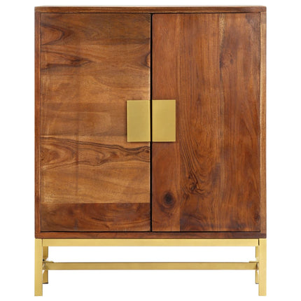 Credenza 60x35x75 cm in Legno Massello di Acacia