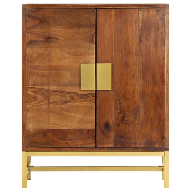 Credenza 60x35x75 cm in Legno Massello di Acacia