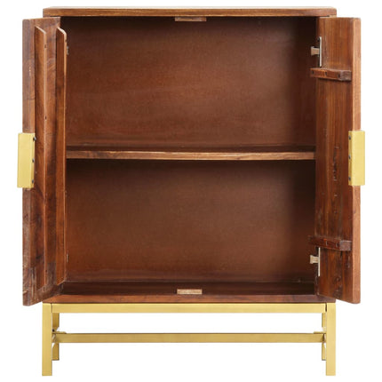 Credenza 60x35x75 cm in Legno Massello di Acacia