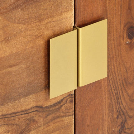 Credenza 60x35x75 cm in Legno Massello di Acacia