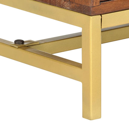 Credenza 60x35x75 cm in Legno Massello di Acacia