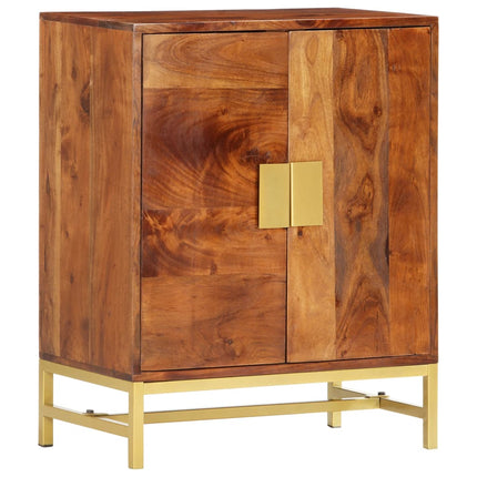 Credenza 60x35x75 cm in Legno Massello di Acacia