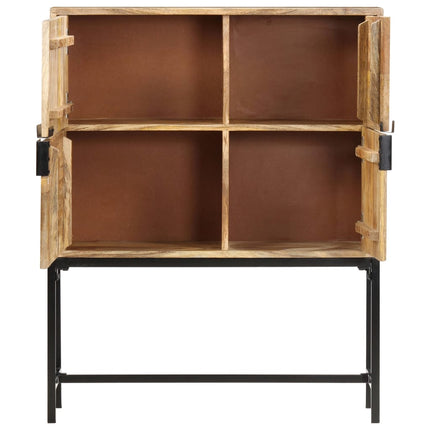 Credenza 80x30x100 cm in Legno Massello di Mango