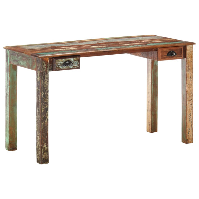 Scrivania 130x55x76 cm in Legno Massello di Recupero