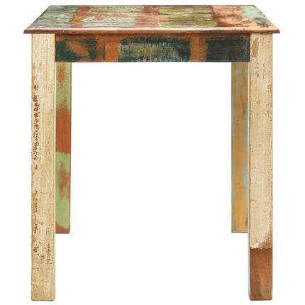 Tavolo da Pranzo in Legno Massello di Recupero 140x70x76 cm