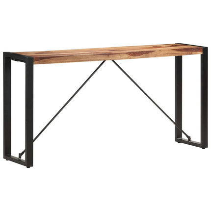 Tavolo Consolle 150x35x76 cm in Legno Massello di Sheesham