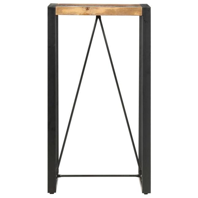 Tavolo da Bar 60x60x110 cm in Legno Massello di Recupero