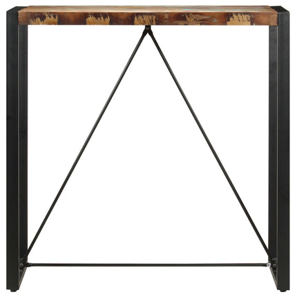Tavolo da Bar 110x60x110 cm in Legno Massello di Recupero