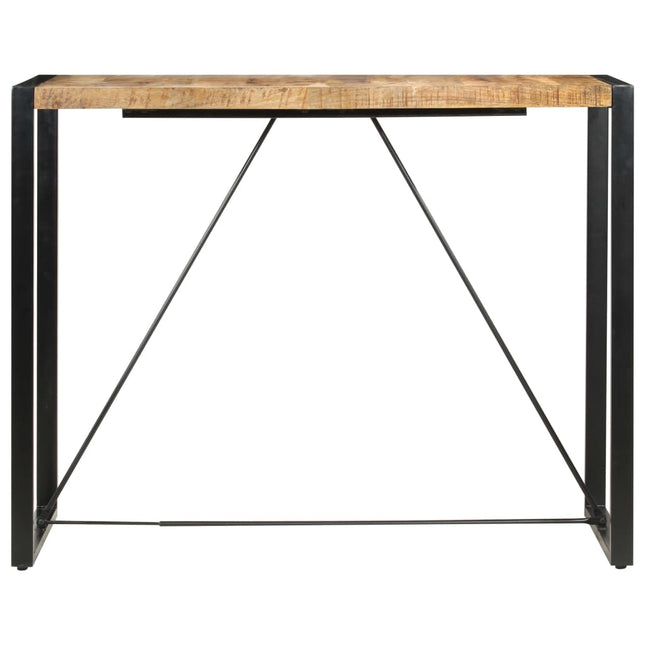 Tavolo da Bar 140x70x110cm in Legno Massello di Mango