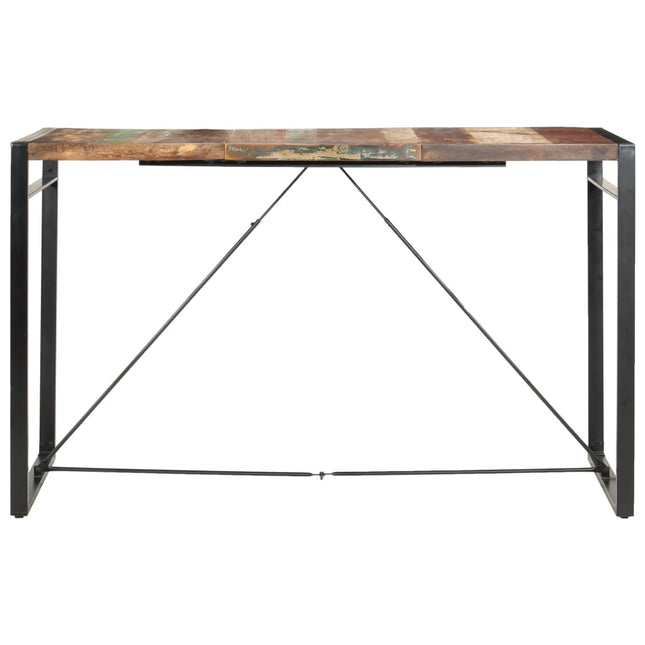 Tavolo da Bar 180x90x110cm in Legno Massello di Recupero
