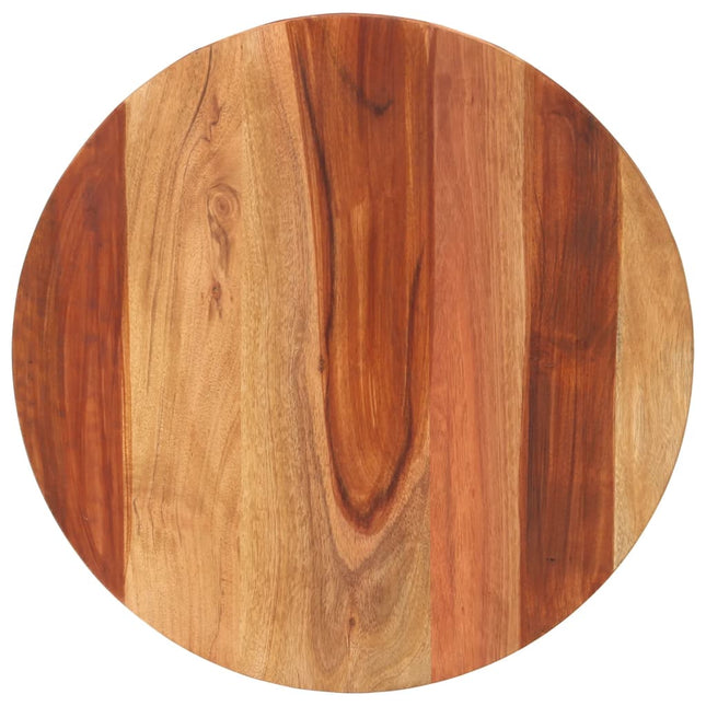 Piano Tavolo in Legno Massello di Acacia Rotondo 15-16 mm 40 cm