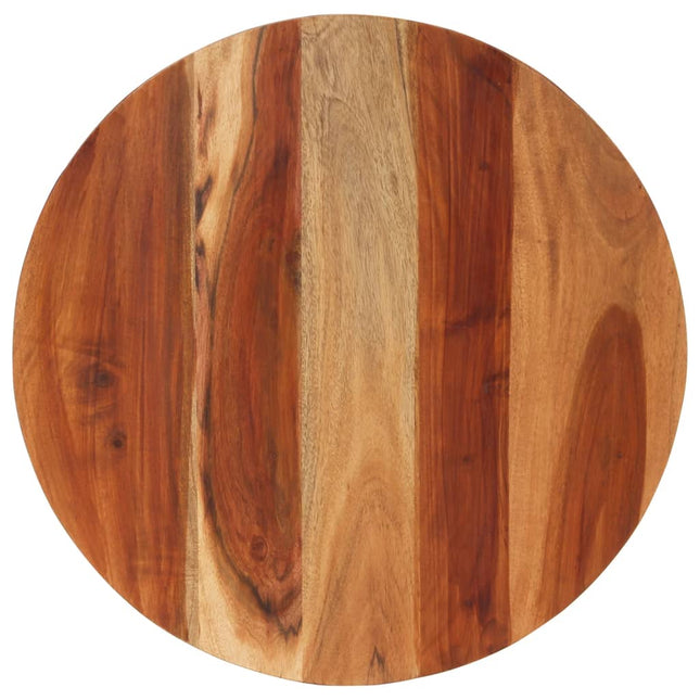 Piano Tavolo in Legno Massello di Acacia Rotondo 15-16 mm 60 cm