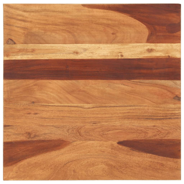 Piano Tavolo in Legno Massello di Acacia 15-16 mm 60x60 cm