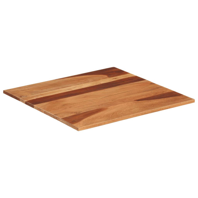 Piano Tavolo in Legno Massello di Acacia 15-16 mm 60x60 cm